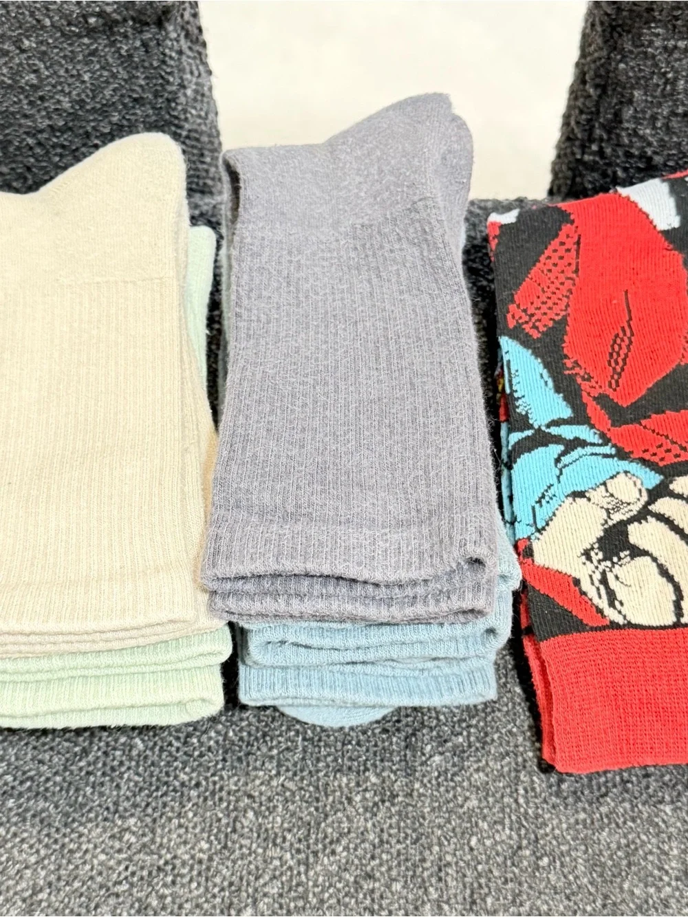 H&M Socks Set & Super Man Socks Bundle Size 6-10